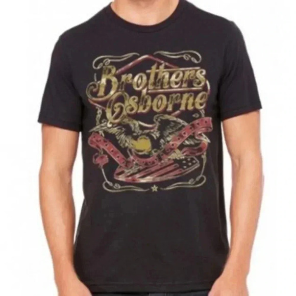 Brothers Osborne Charcoal Eagle Tee - Picture 1 of 4